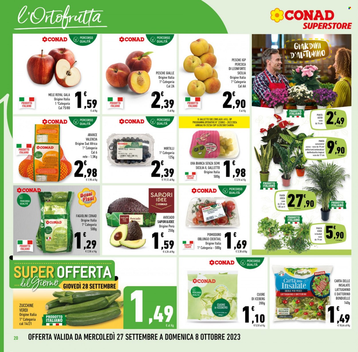 Volantino Conad Superstore - 27/9/2023 - 10/10/2023. Pagina 20