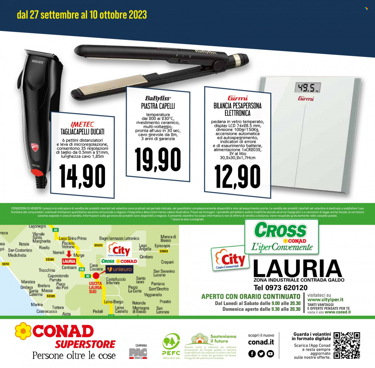 Volantino Conad Superstore - 27/9/2023 - 10/10/2023. Pagina 40