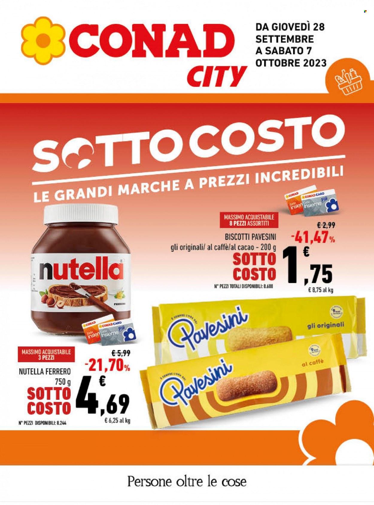 Volantino Conad - 28/9/2023 - 7/10/2023. Pagina 1