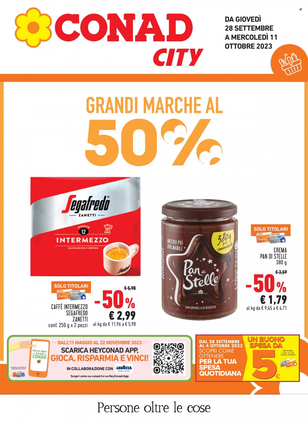 Volantino Conad City - 28/9/2023 - 11/10/2023. Pagina 1
