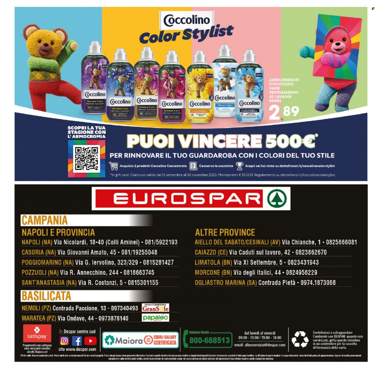 Volantino Eurospar - 25/9/2023 - 30/9/2023. Pagina 25