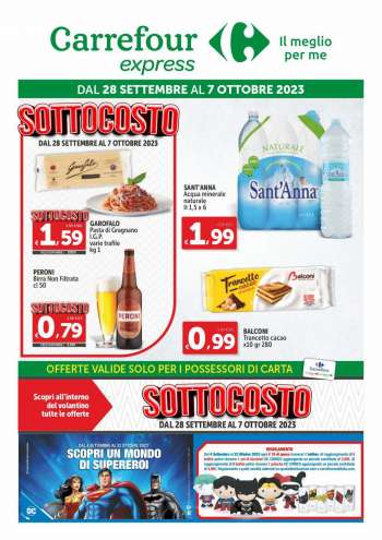 Volantino Carrefour - 28/9/2023 - 7/10/2023.