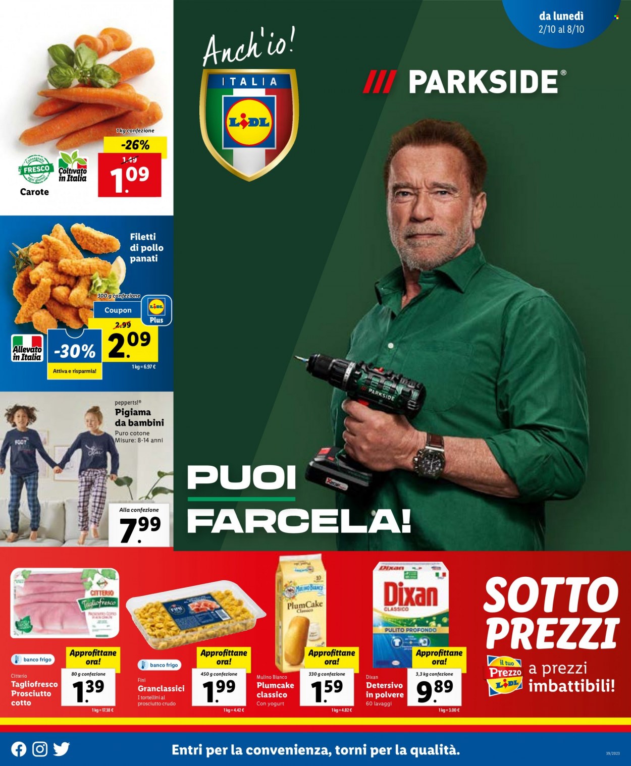 Volantino Lidl - 2/10/2023 - 8/10/2023. Pagina 1