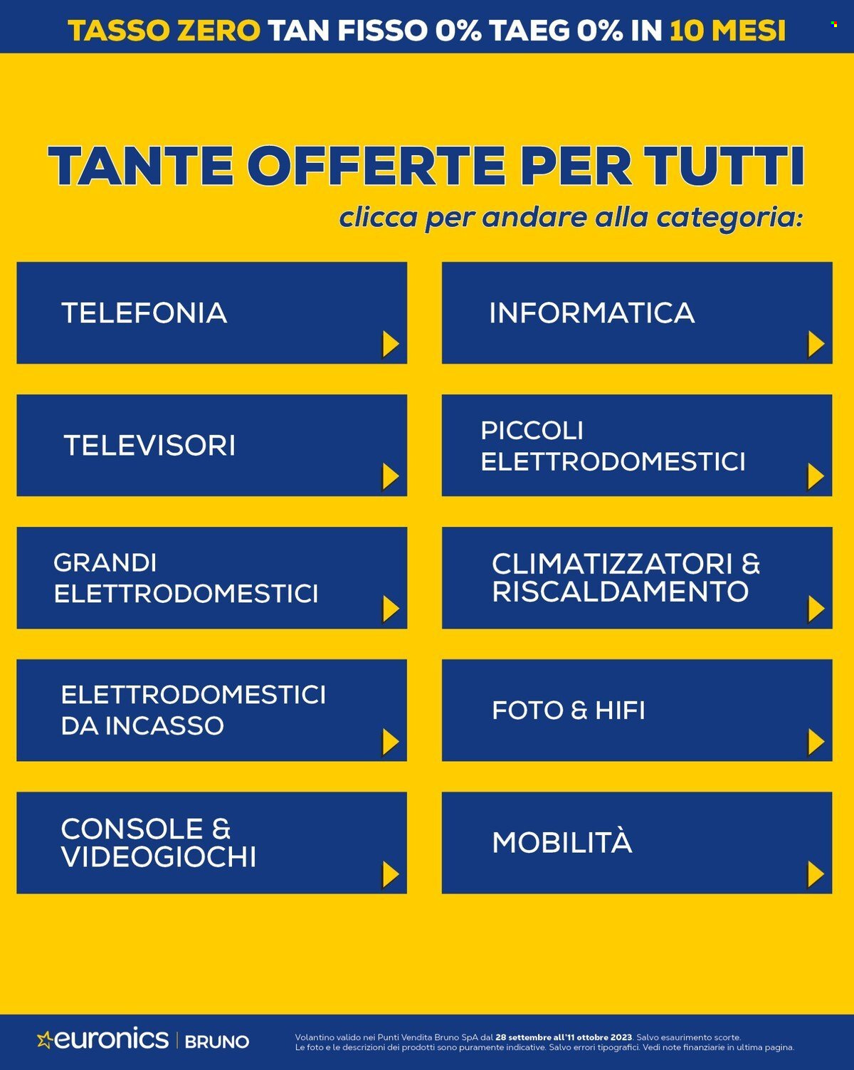 Volantino Euronics - 28/9/2023 - 11/10/2023. Pagina 2