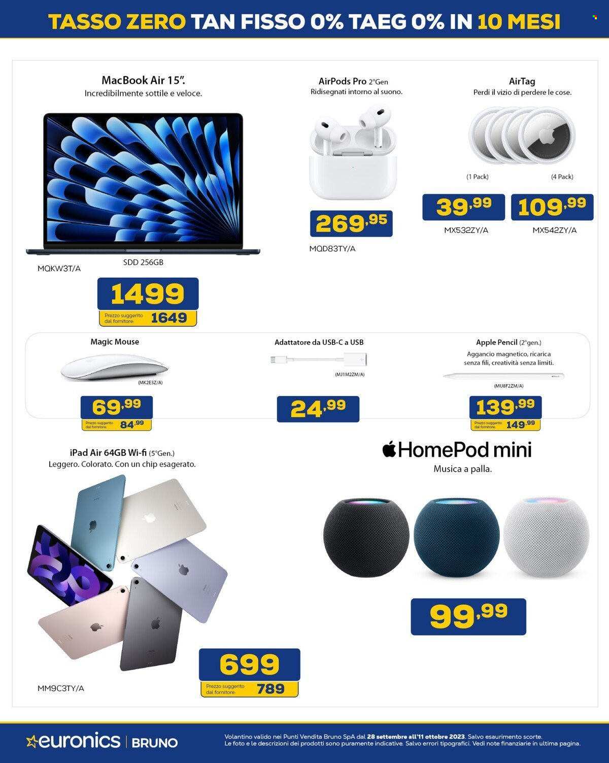 Volantino Euronics - 28/9/2023 - 11/10/2023. Pagina 11