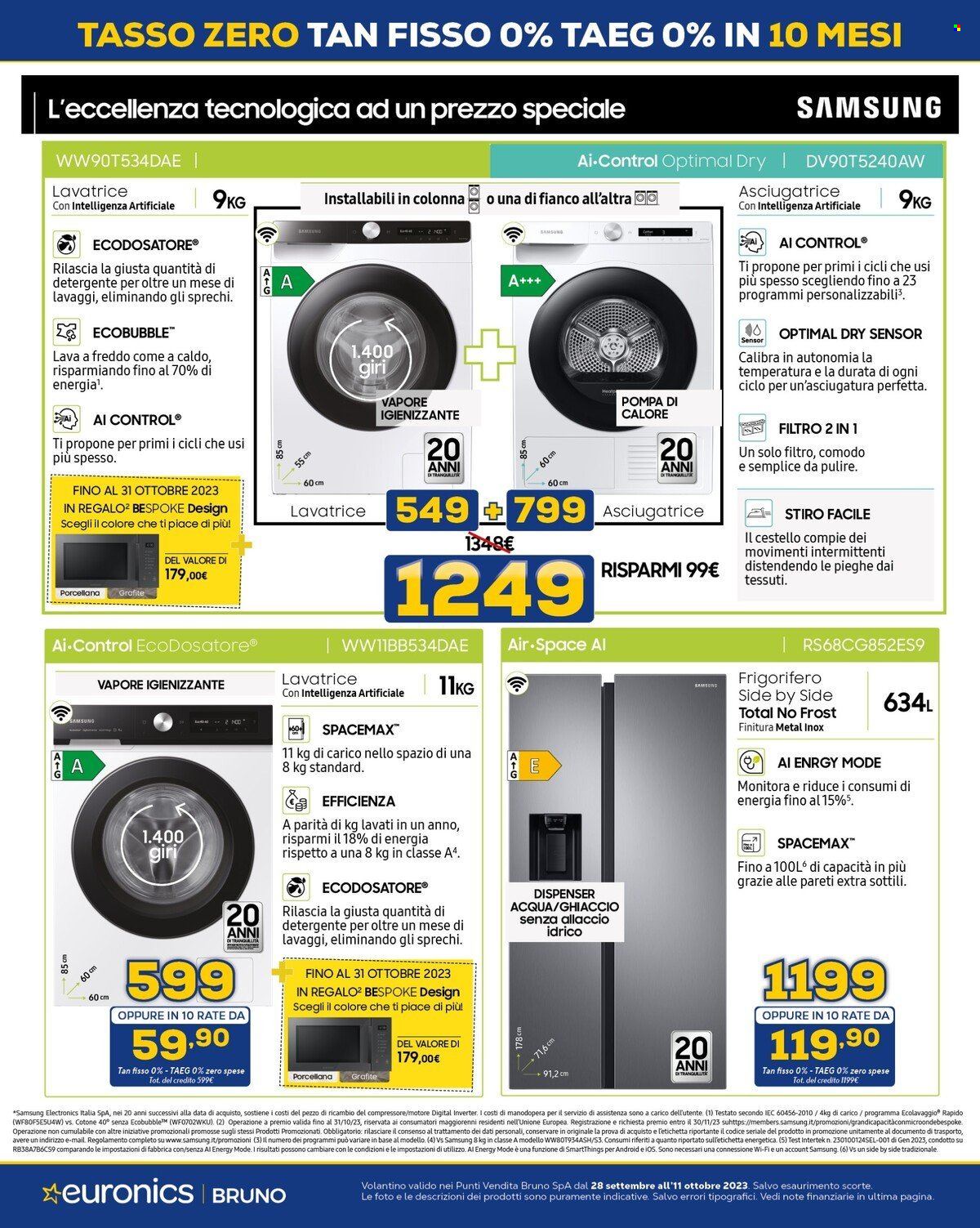 Volantino Euronics - 28/9/2023 - 11/10/2023. Pagina 23