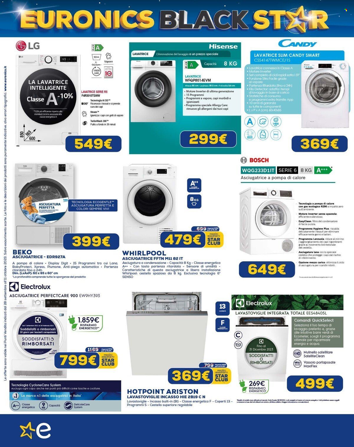 Volantino Euronics - 28/9/2023 - 11/10/2023. Pagina 10