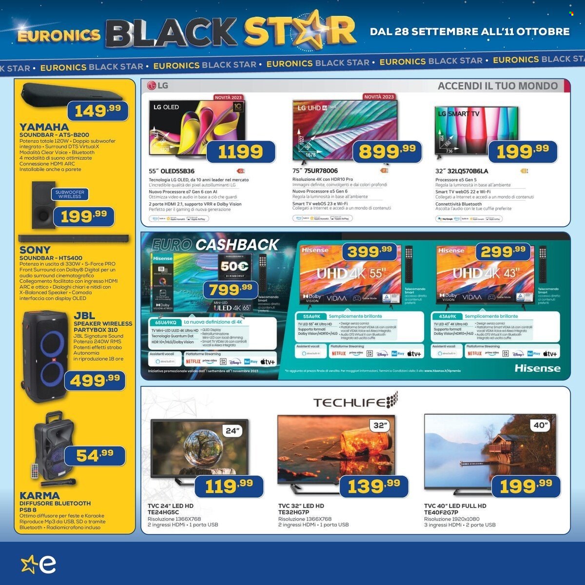 Volantino Euronics - 28/9/2023 - 11/10/2023. Pagina 2