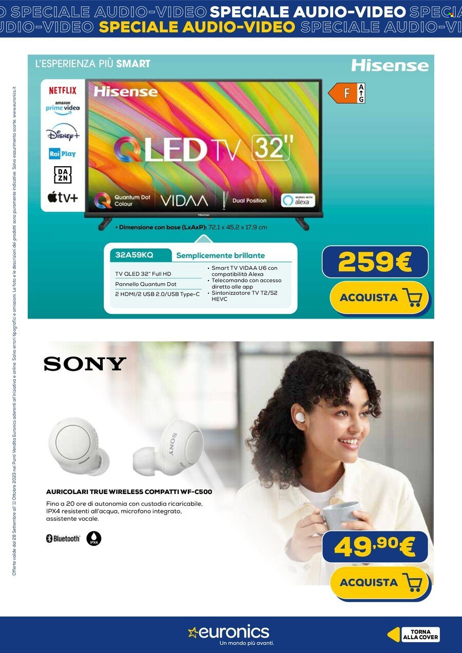 Volantino Euronics - 28/9/2023 - 11/10/2023. Pagina 7