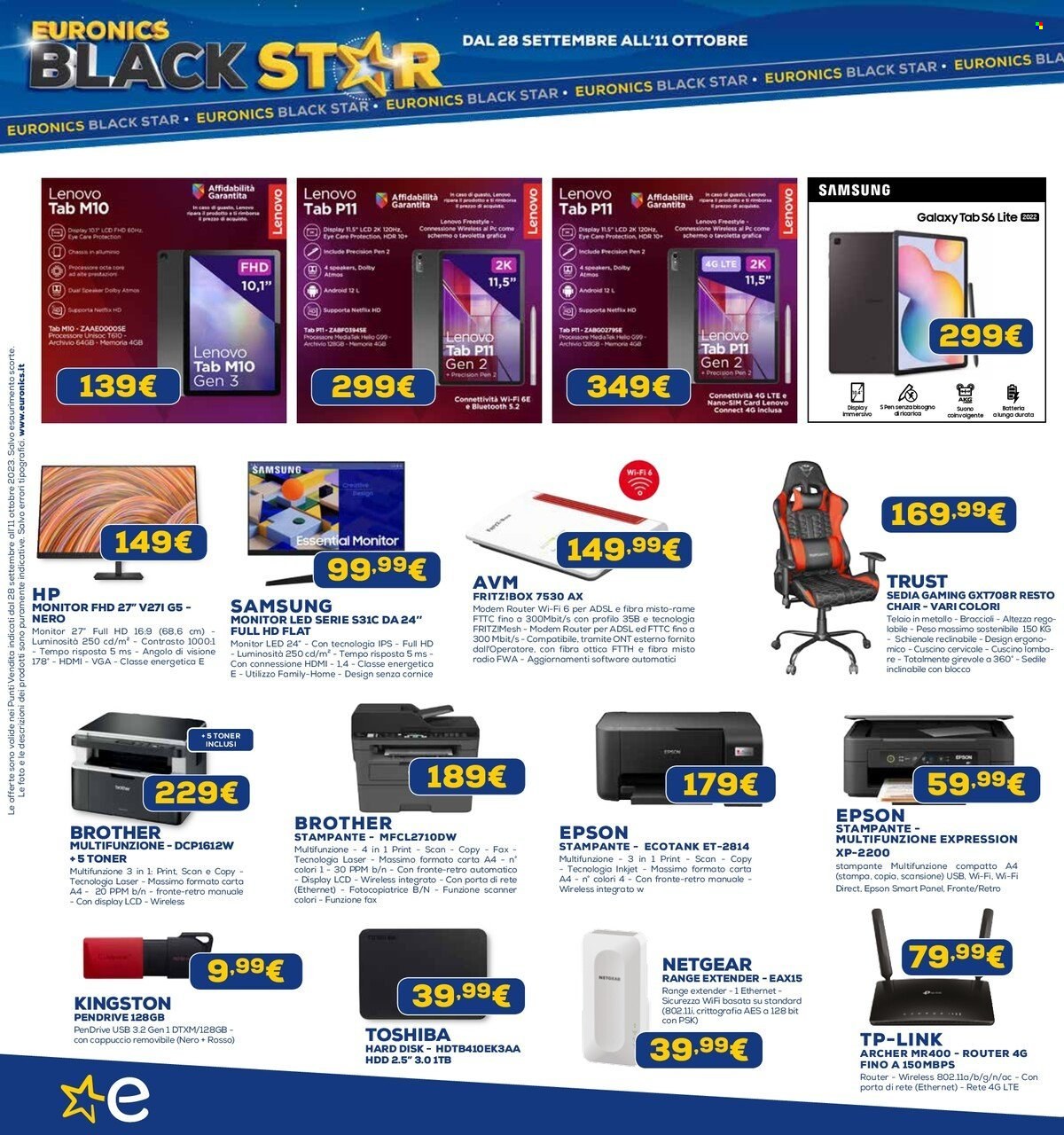 Volantino Euronics - 28/9/2023 - 11/10/2023. Pagina 11
