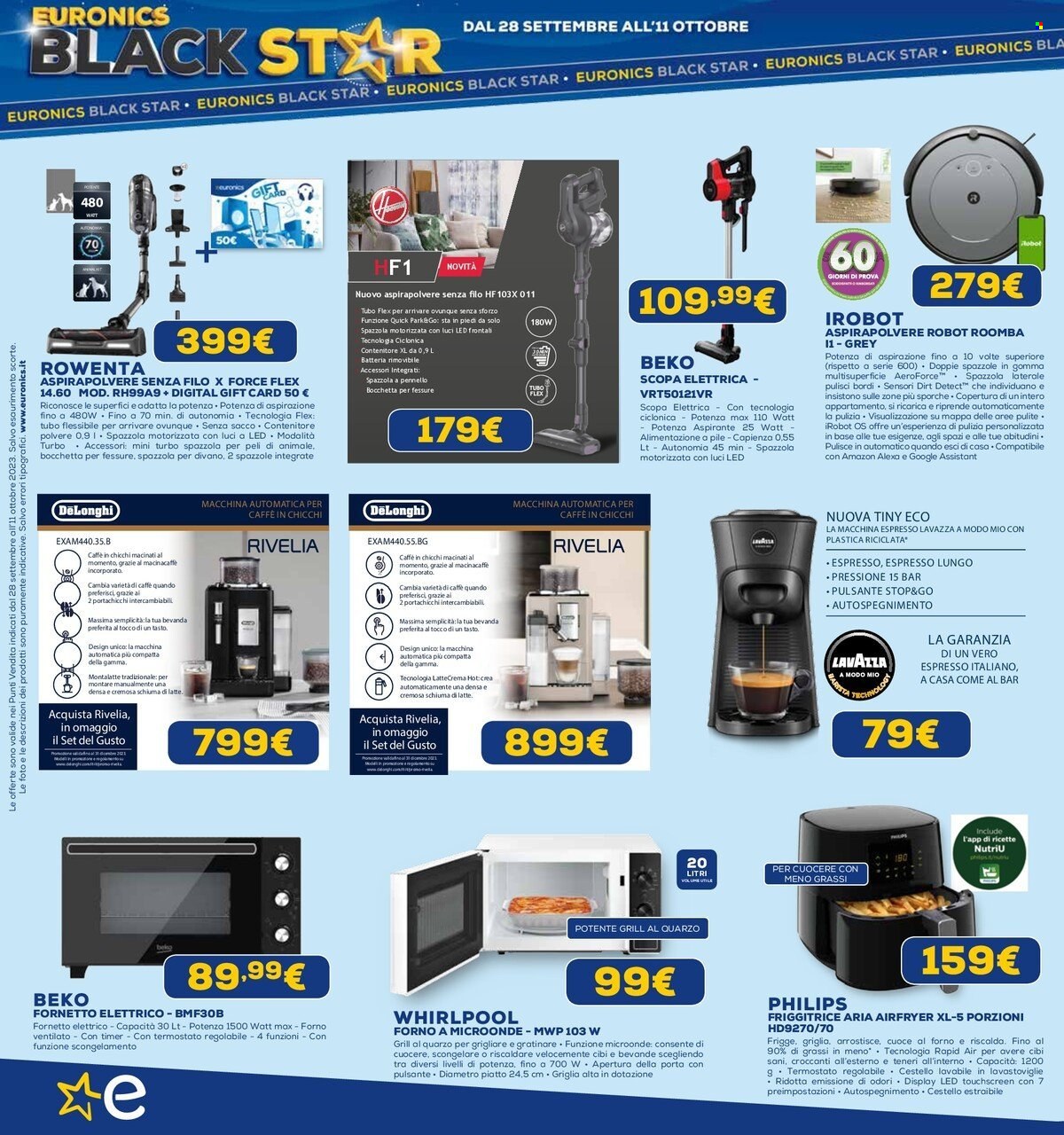 Volantino Euronics - 28/9/2023 - 11/10/2023. Pagina 28