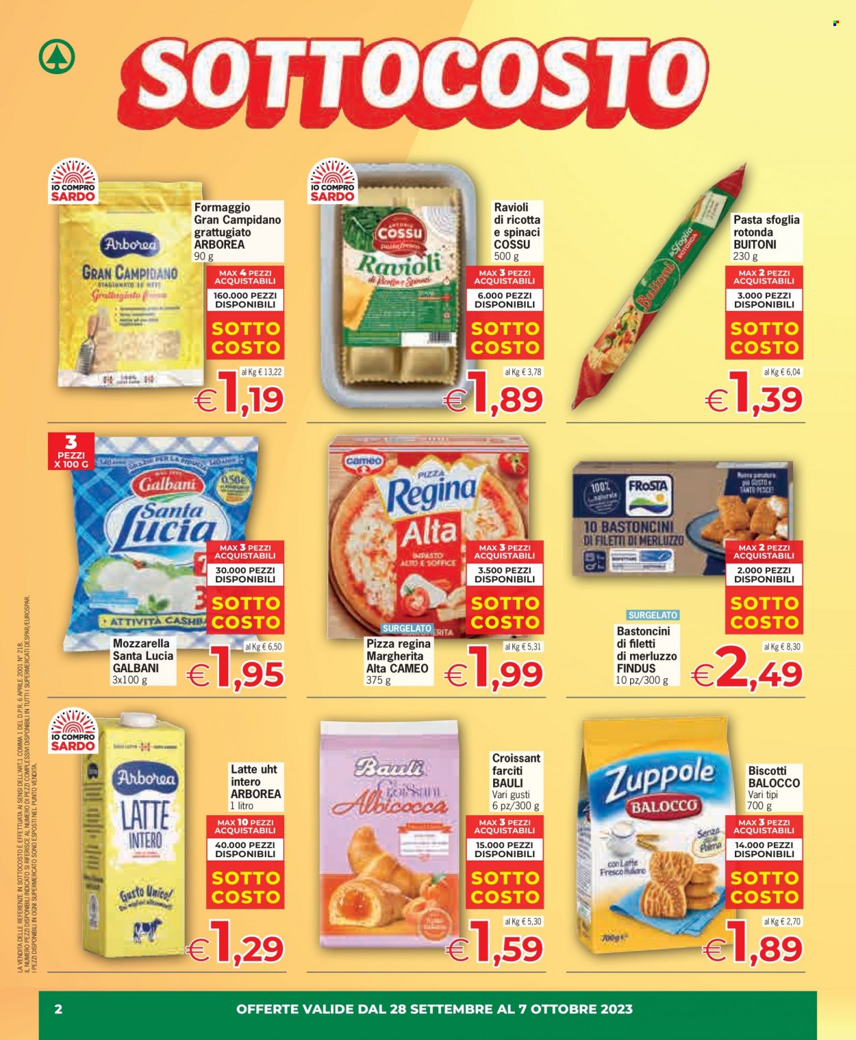 Volantino Eurospar - 28/9/2023 - 7/10/2023. Pagina 2