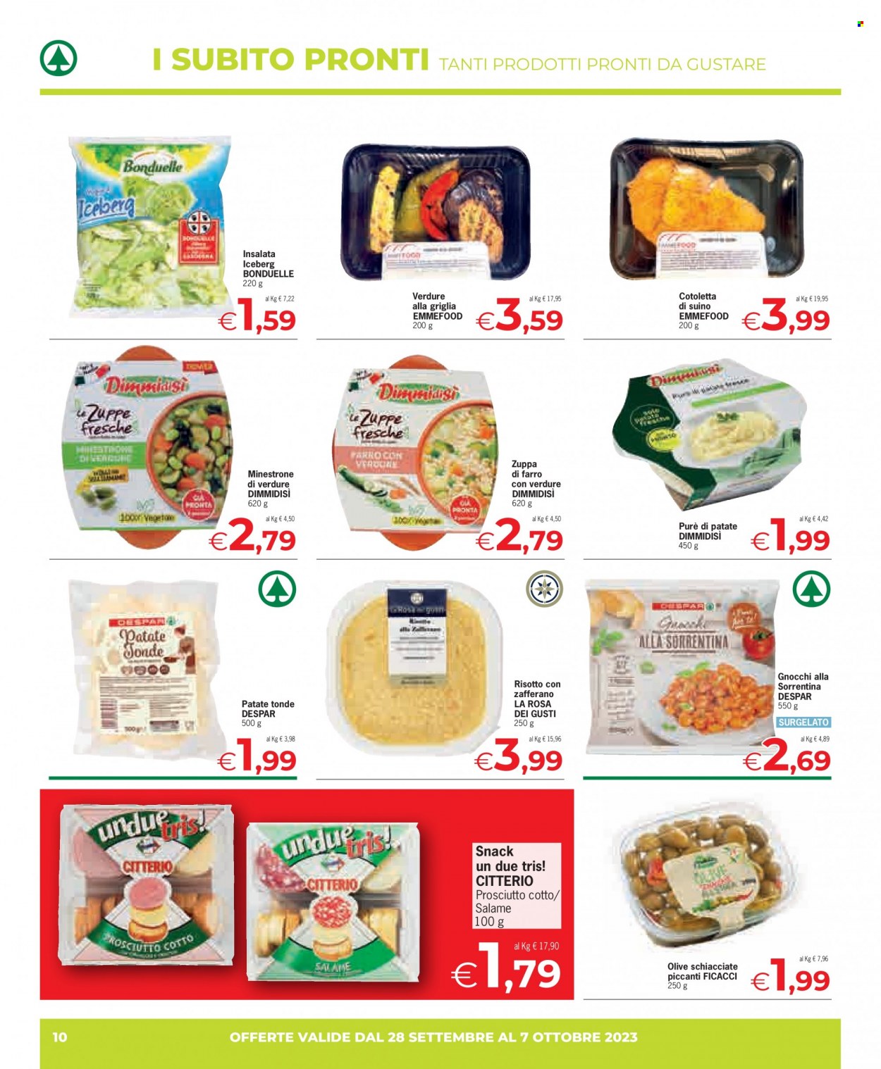 Volantino Eurospar - 28/9/2023 - 7/10/2023. Pagina 10