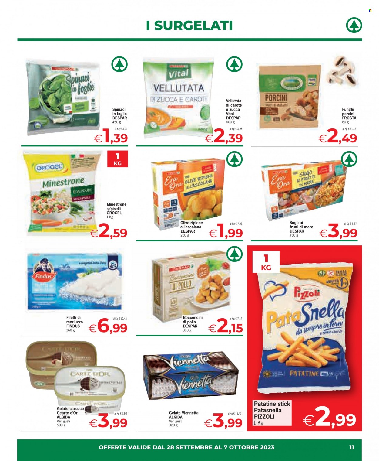Volantino Eurospar - 28/9/2023 - 7/10/2023. Pagina 11
