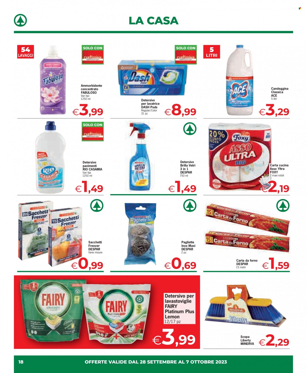 Volantino Eurospar - 28/9/2023 - 7/10/2023. Pagina 18