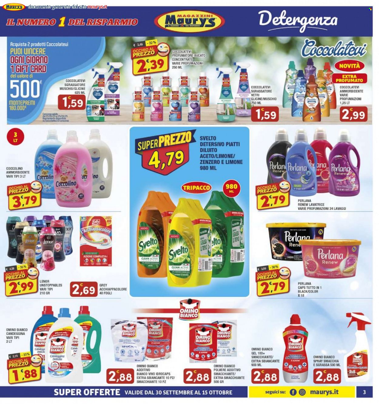Volantino Maury's - 30/9/2023 - 15/10/2023. Pagina 3