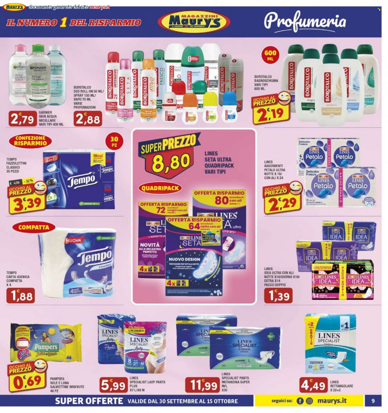 Volantino Maury's - 30/9/2023 - 15/10/2023. Pagina 9