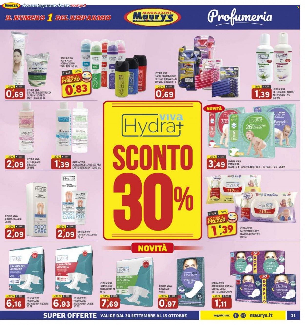 Volantino Maury's - 30/9/2023 - 15/10/2023. Pagina 11