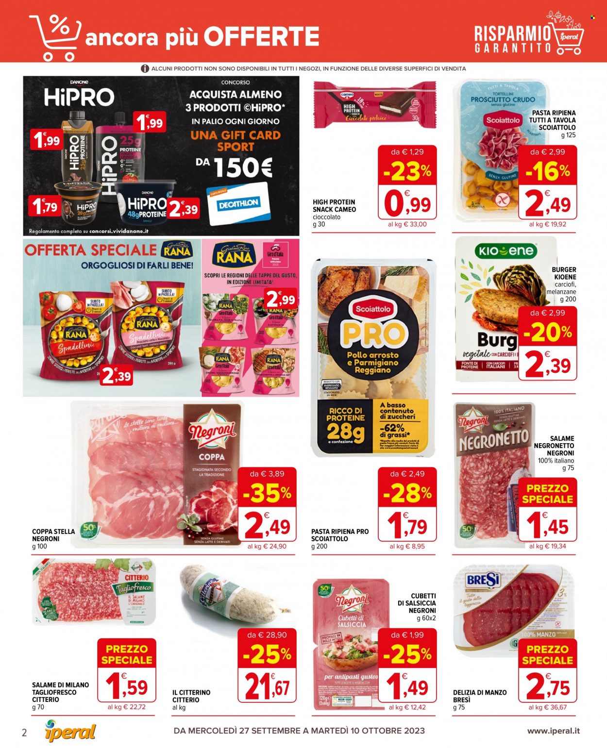 Volantino Iperal - 27/9/2023 - 10/10/2023. Pagina 2