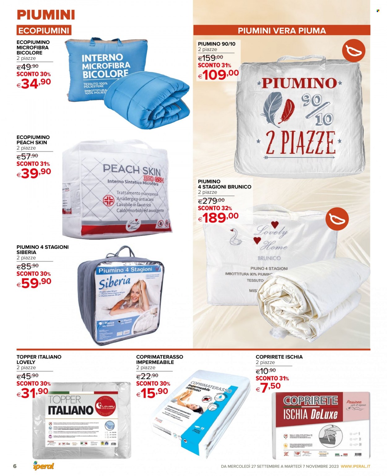 Volantino Iperal - 27/9/2023 - 7/11/2023. Pagina 6