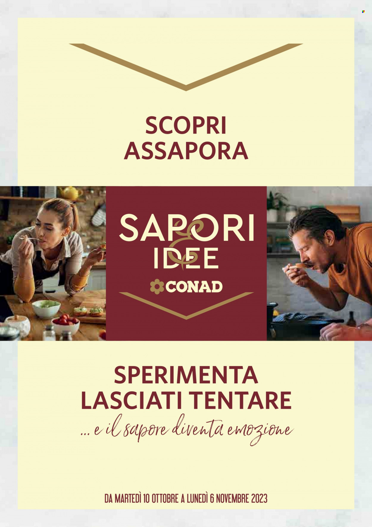 Volantino Conad - 10/10/2023 - 6/11/2023. Pagina 1
