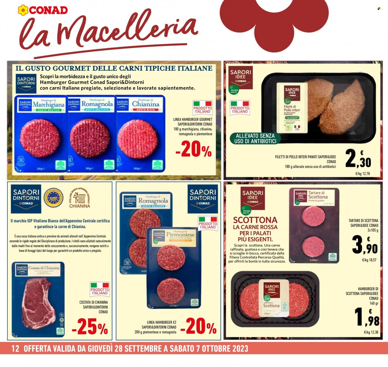 Volantino Conad - 28/9/2023 - 7/10/2023. Pagina 12