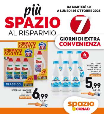 Volantino Spazio Conad - 10/10/2023 - 16/10/2023.