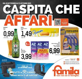Volantino Famila - 28/9/2023 - 11/10/2023.