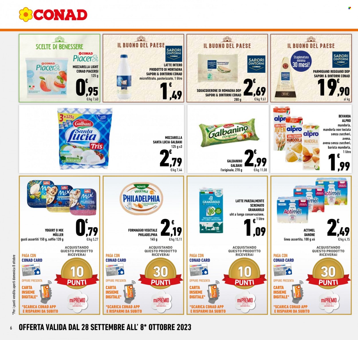 Leták Conad - 28.9.2023 - 8.10.2023. Strana 6