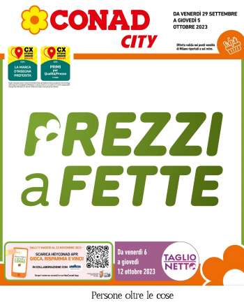 Volantino Conad City - 29/9/2023 - 5/10/2023.