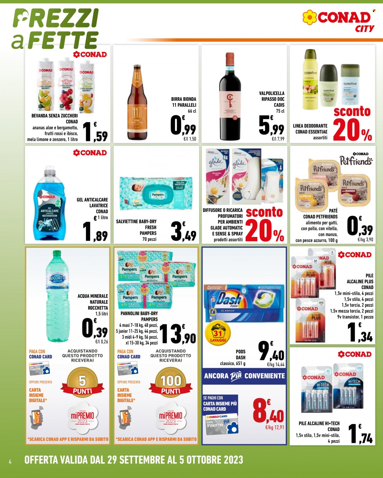 Volantino Conad City - 29/9/2023 - 5/10/2023. Pagina 4