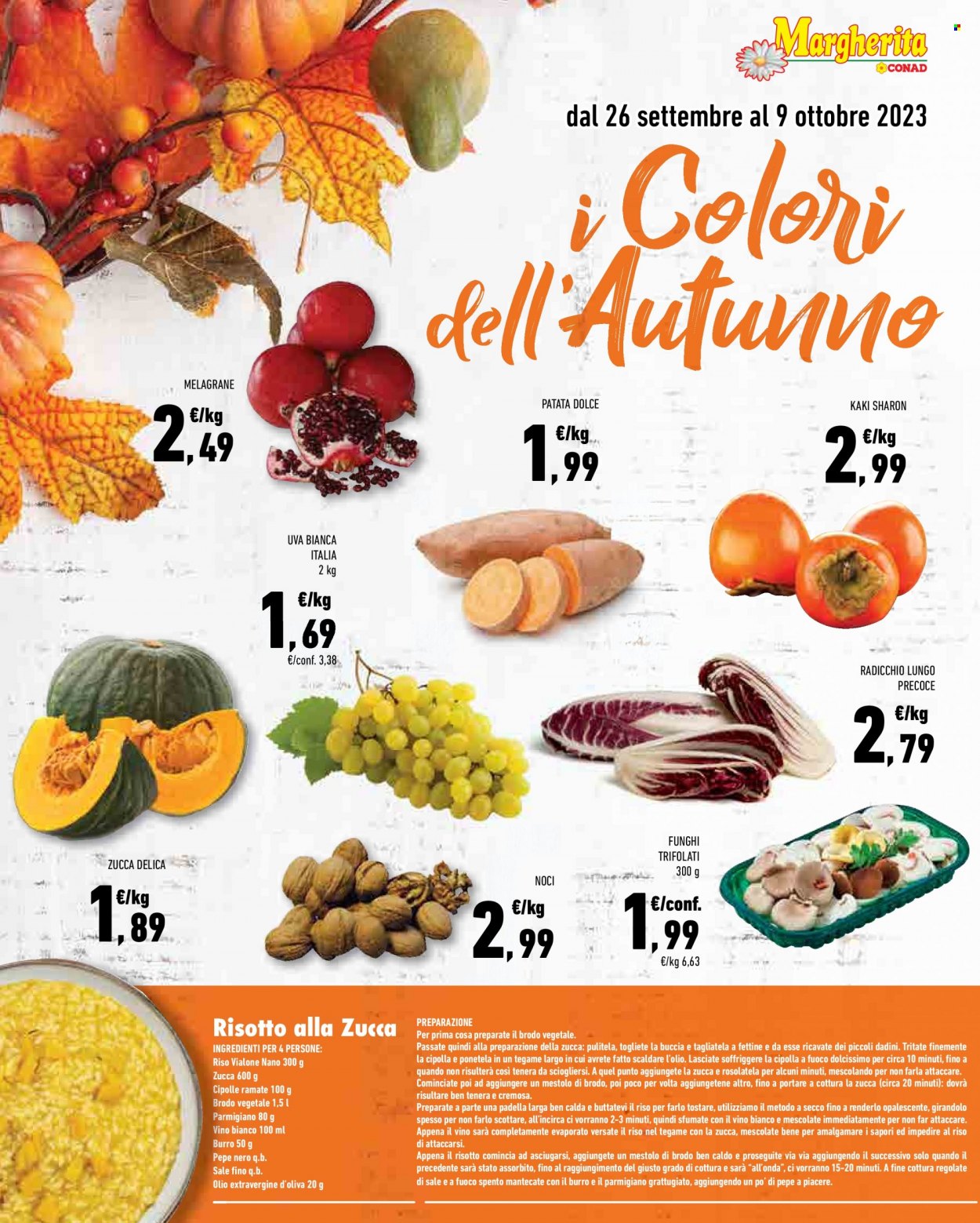 Volantino Margherita Conad - 26/9/2023 - 9/10/2023. Pagina 3