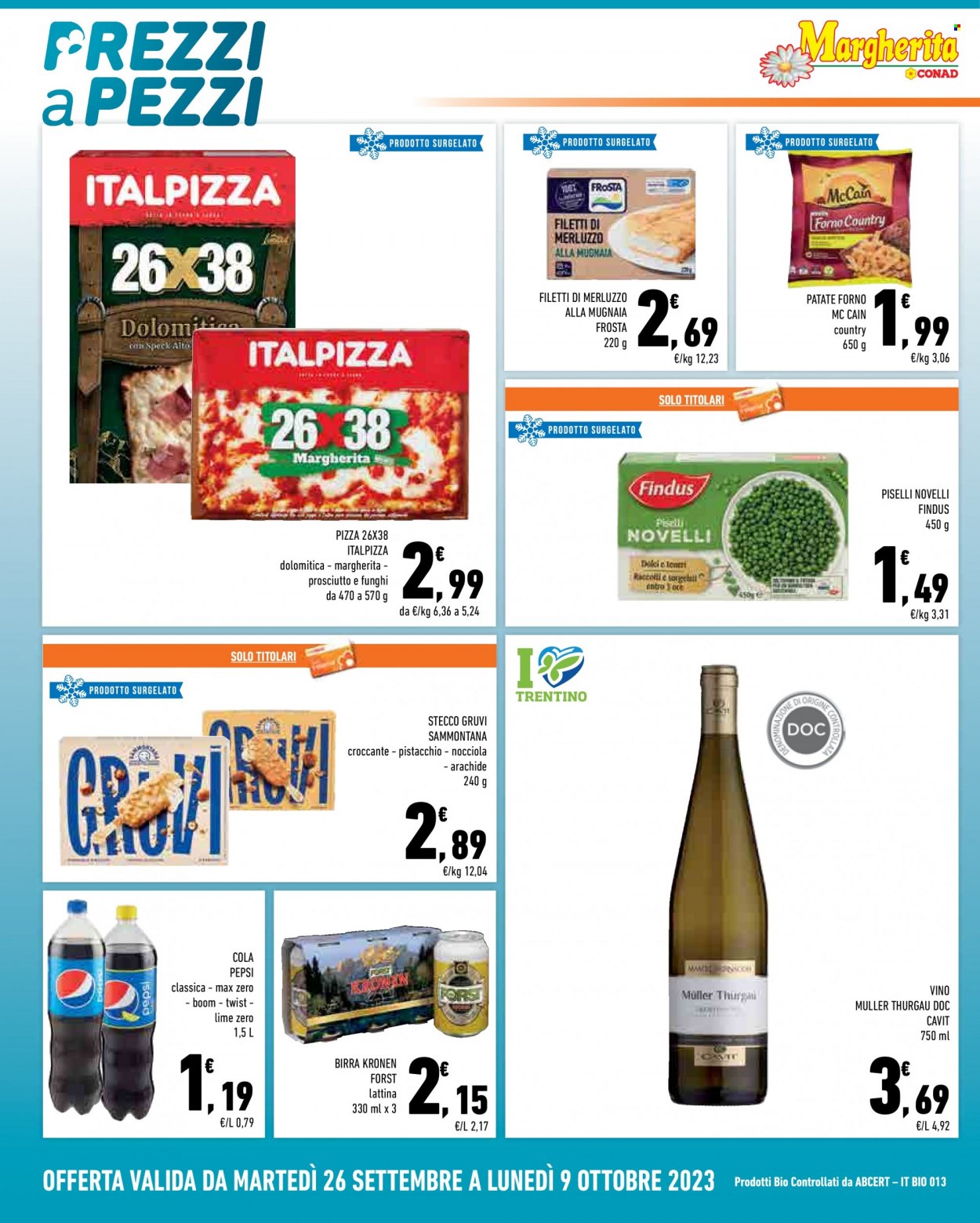 Volantino Margherita Conad - 26/9/2023 - 9/10/2023. Pagina 10