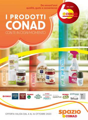 Volantino Spazio Conad - 4/10/2023 - 16/10/2023.