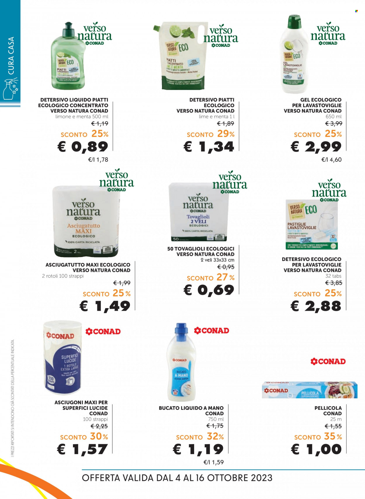 Volantino Spazio Conad - 4/10/2023 - 16/10/2023. Pagina 16