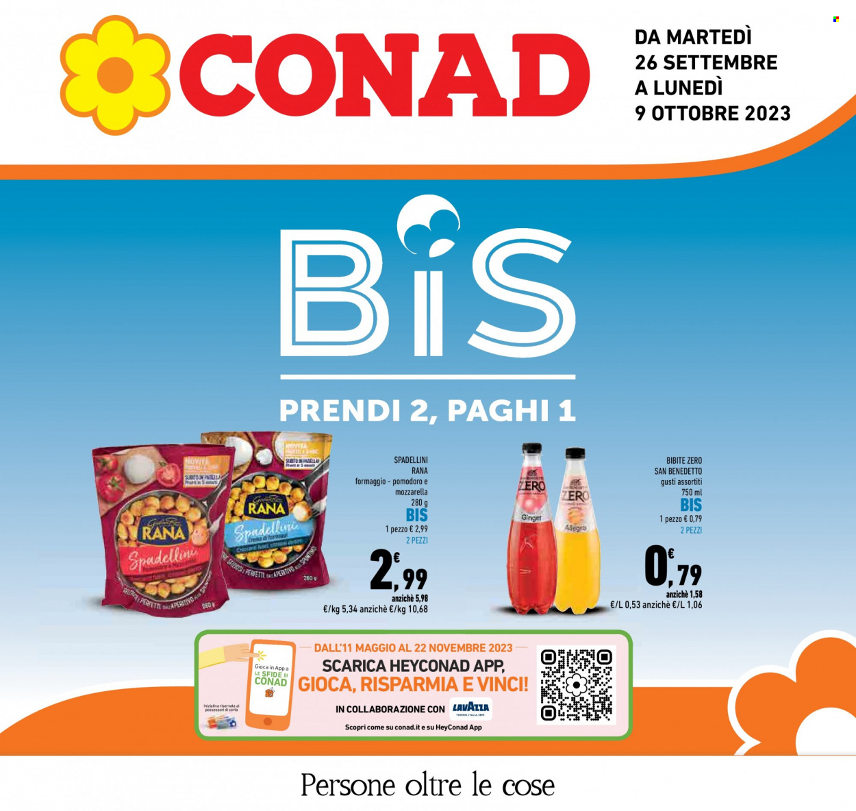 Volantino Conad - 26/9/2023 - 9/10/2023. Pagina 1
