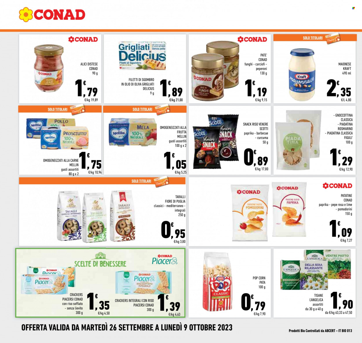 Volantino Conad - 26/9/2023 - 9/10/2023. Pagina 18