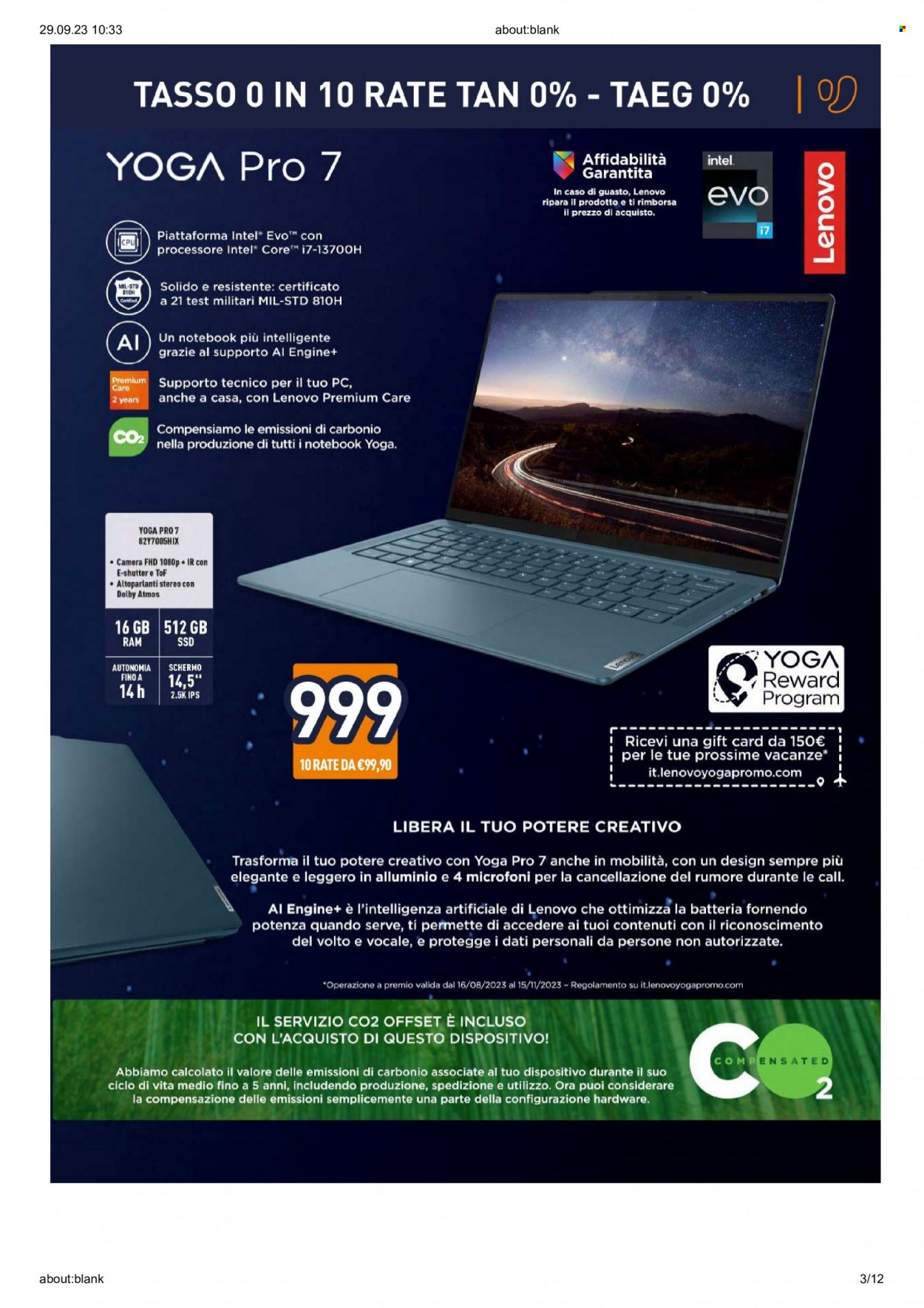 Volantino Unieuro - 28/9/2023 - 5/10/2023. Pagina 3