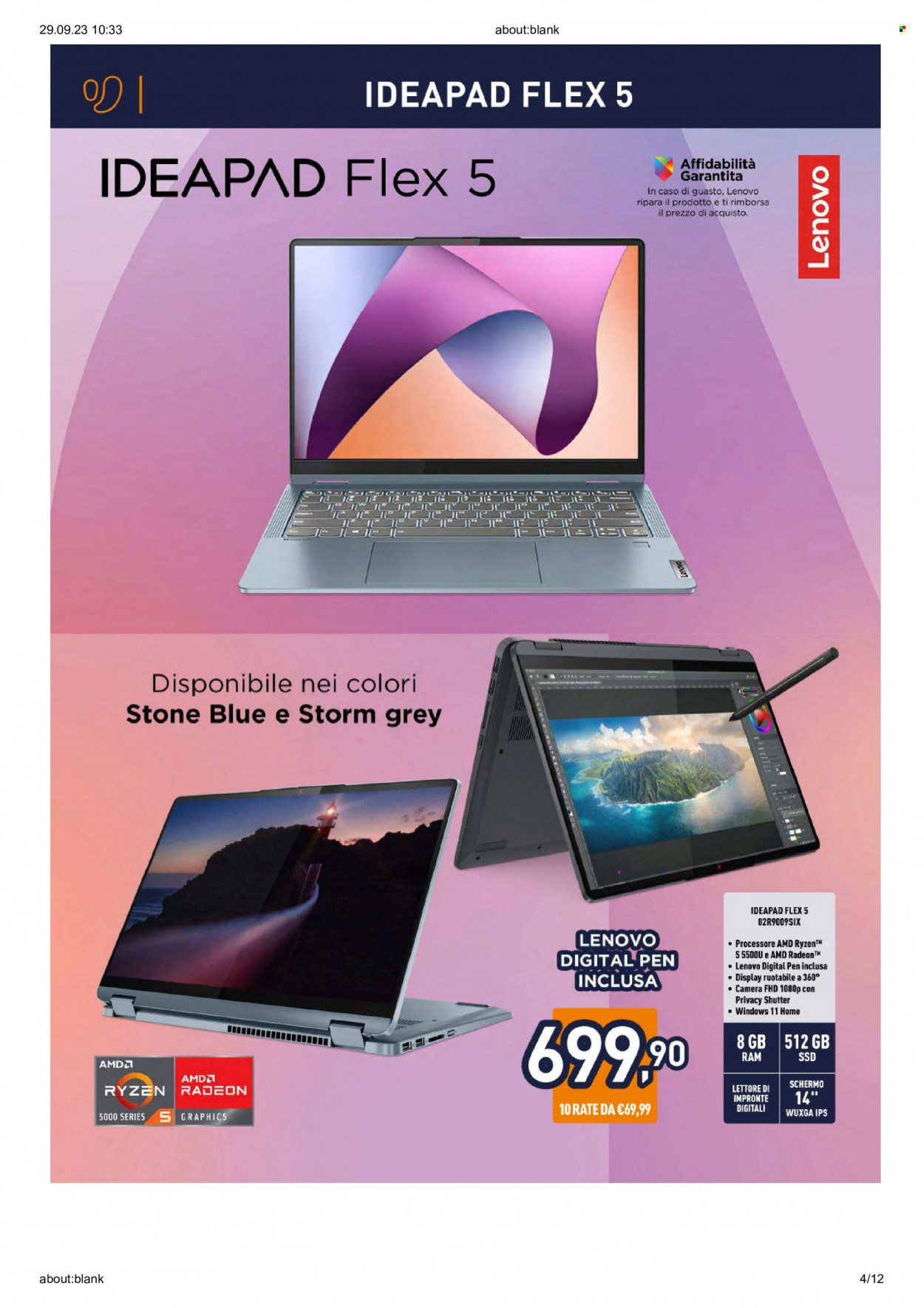 Volantino Unieuro - 28/9/2023 - 5/10/2023. Pagina 4