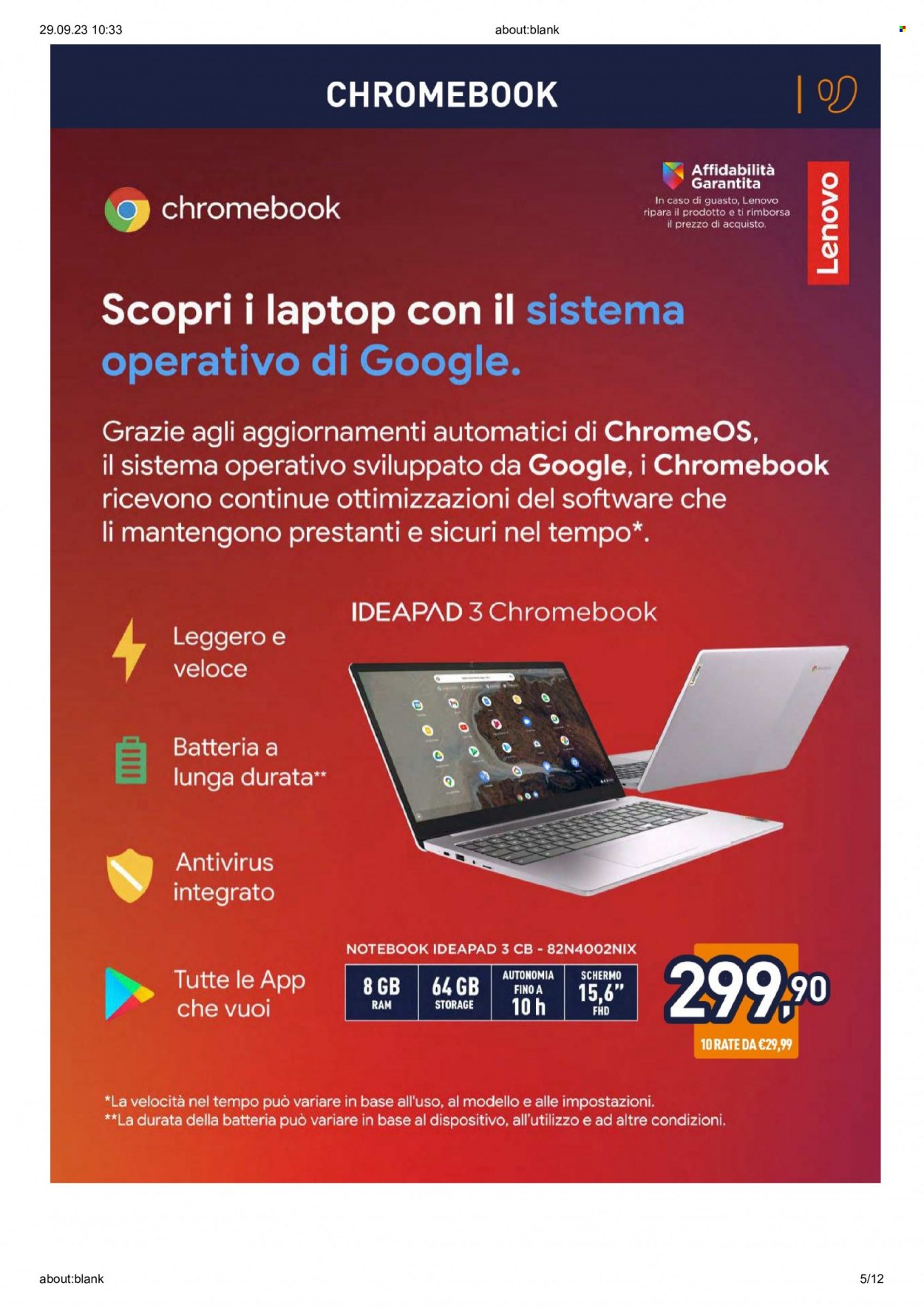 Volantino Unieuro - 28/9/2023 - 5/10/2023. Pagina 5