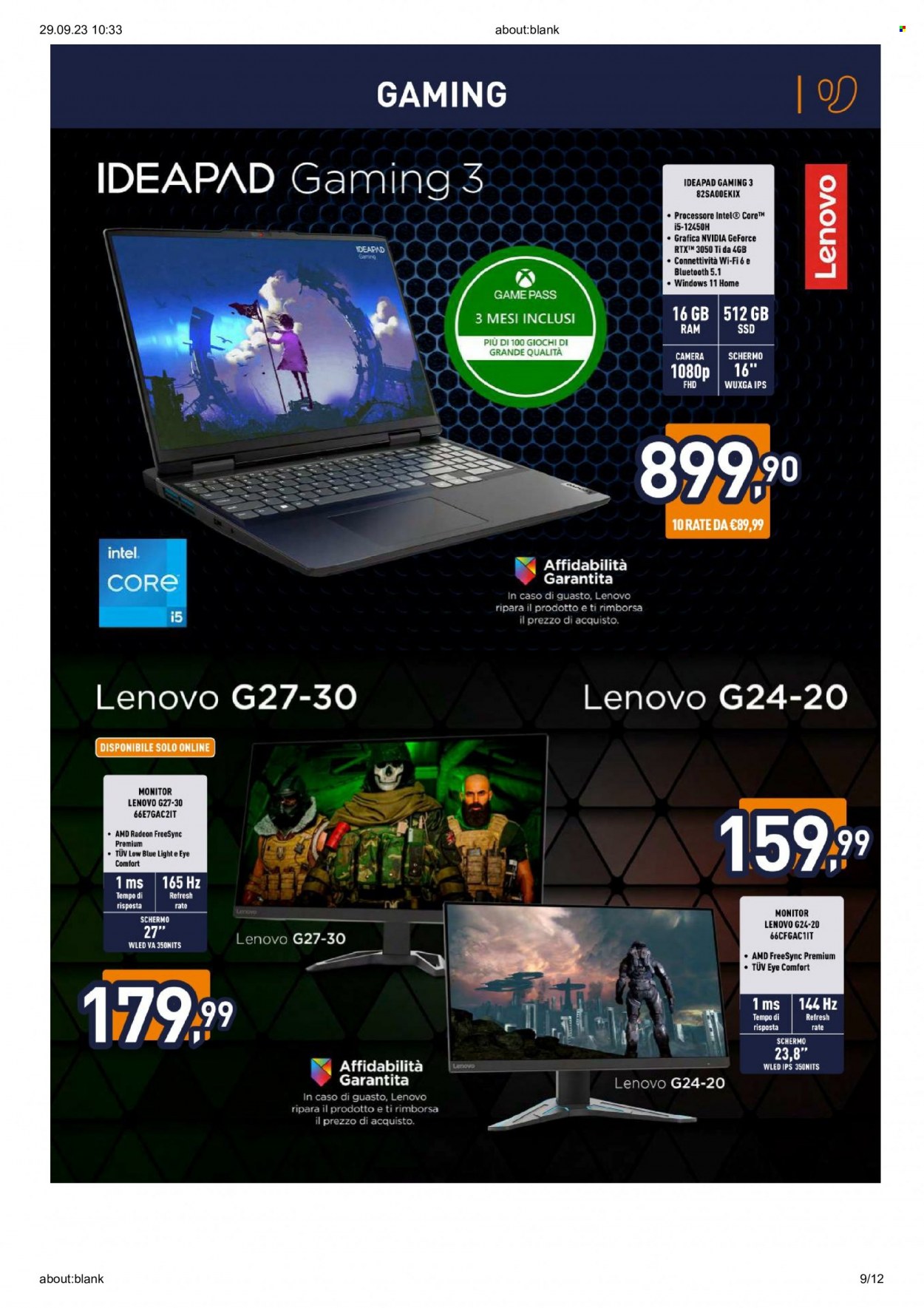 Volantino Unieuro - 28/9/2023 - 5/10/2023. Pagina 9