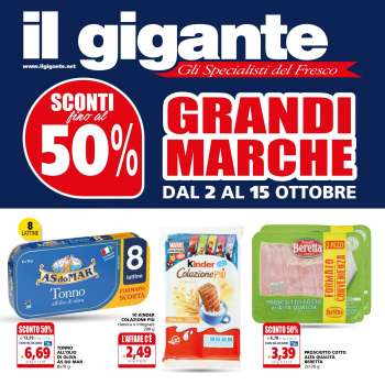 Volantino Il Gigante - 2/10/2023 - 15/10/2023.