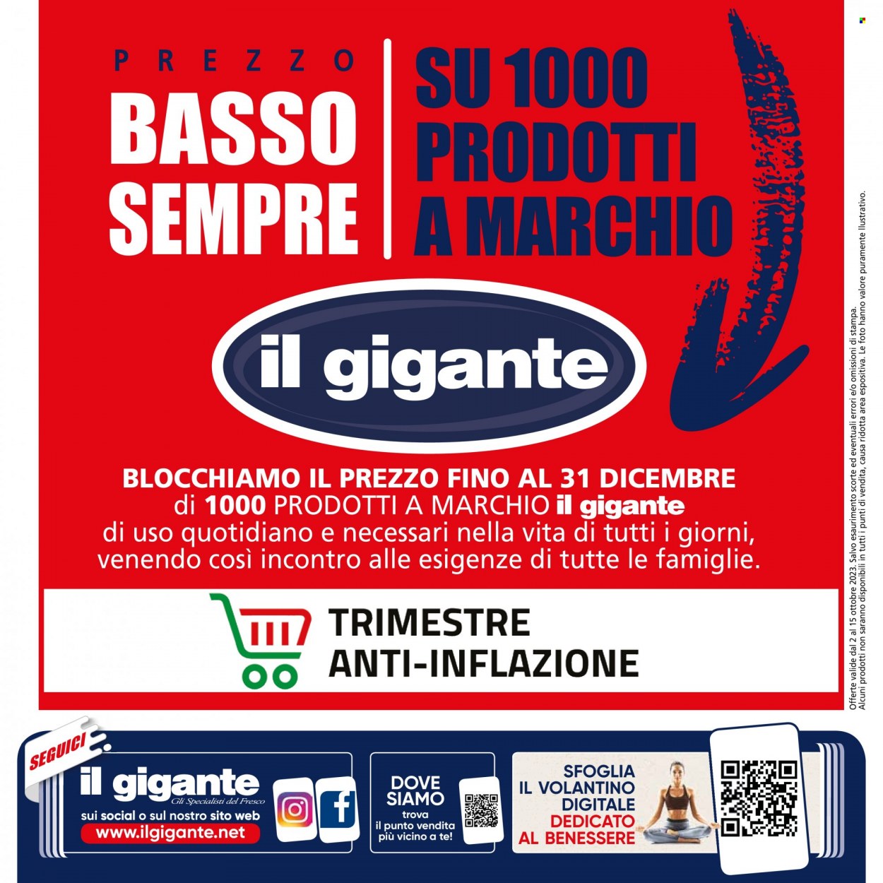 Volantino Il Gigante - 2/10/2023 - 15/10/2023. Pagina 28