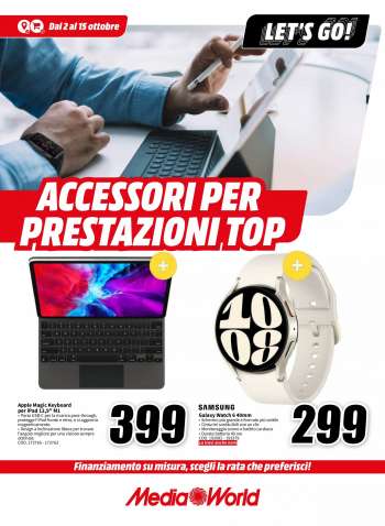 Volantino MediaWorld - 2/10/2023 - 15/10/2023.