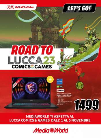 Volantino MediaWorld - 2/10/2023 - 8/10/2023.