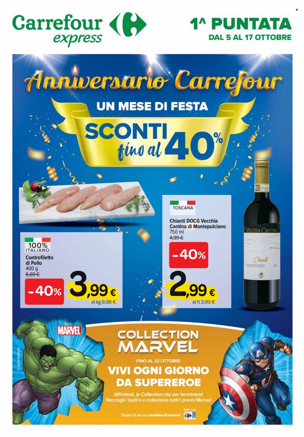 Leták Carrefour - 5.10.2023 - 17.10.2023. Strana 1