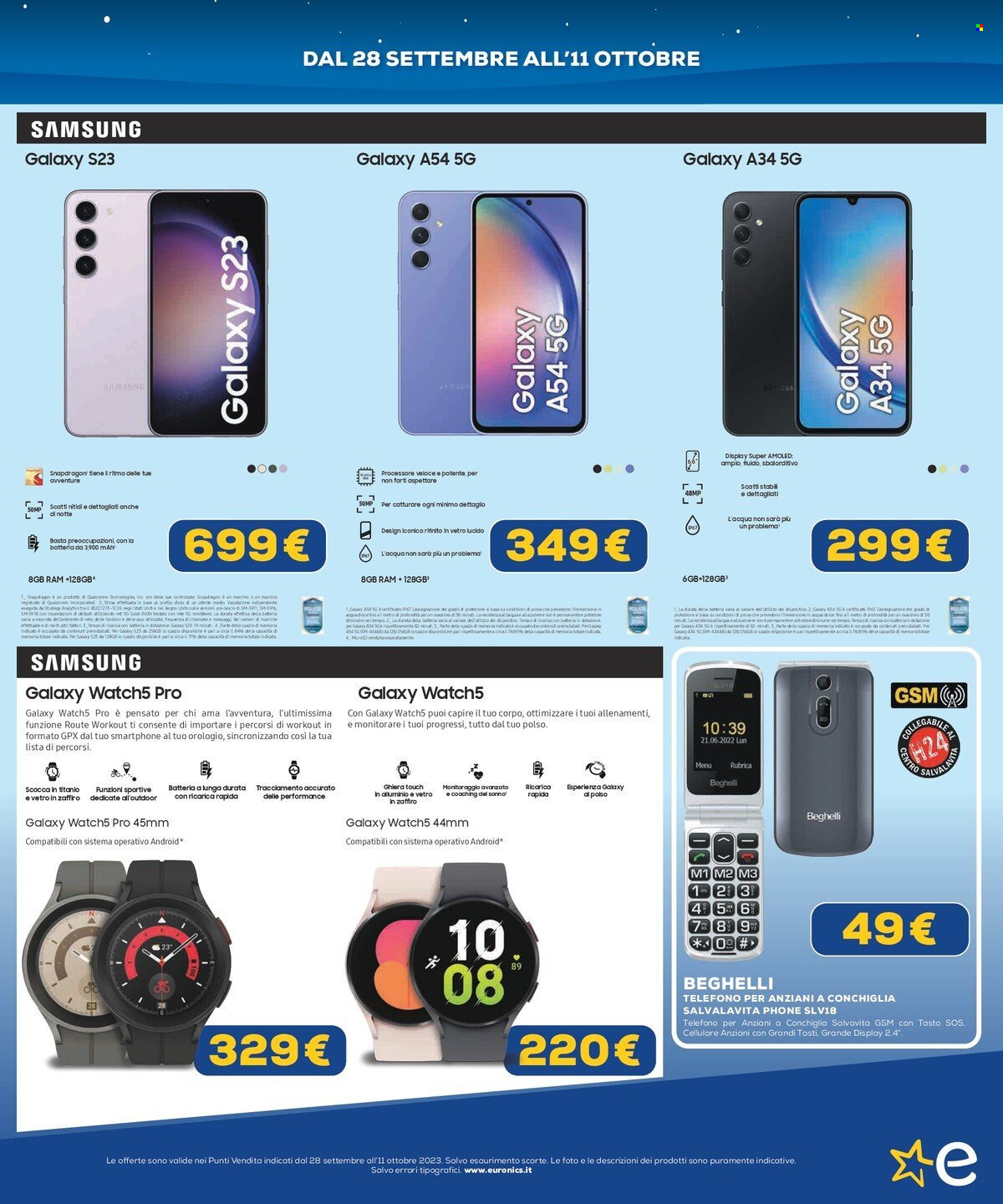 Volantino Euronics - 28/9/2023 - 11/10/2023. Pagina 13