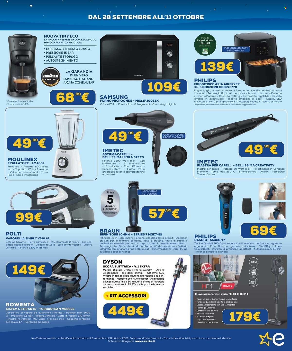 Volantino Euronics - 28/9/2023 - 11/10/2023. Pagina 17