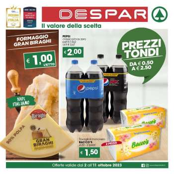 Volantino Despar - 2/10/2023 - 11/10/2023.