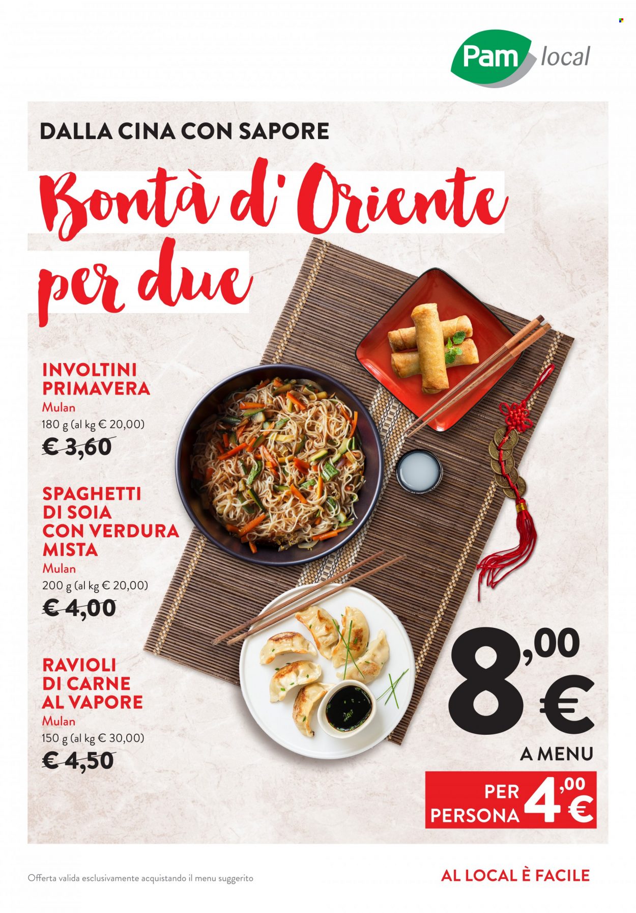 Volantino Pam local. Pagina 1